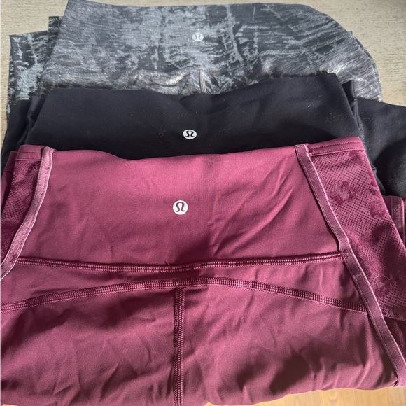 Set of 3 Lululemon pants. All size 6 - Picture 1 of 4
